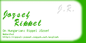 jozsef rippel business card